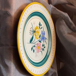 Stangl serving platter “garden flower” design